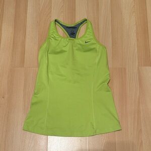 Nike Women's Dri-Fit Bright Green Tank Top